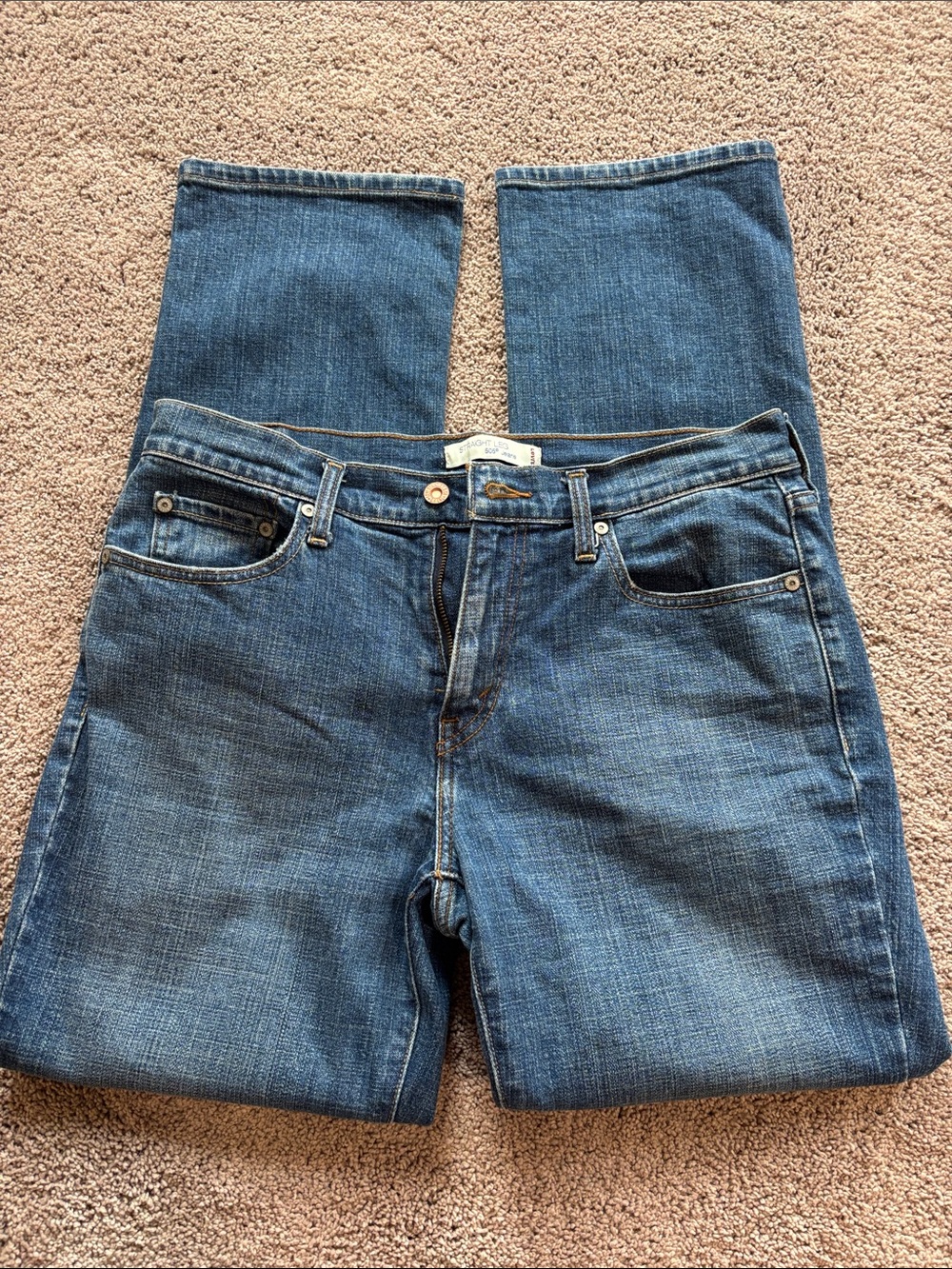 Levi's Medium Wash Women's Straight-Leg Jeans